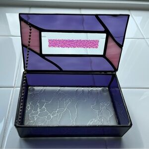 Hand-crafted stained glass box